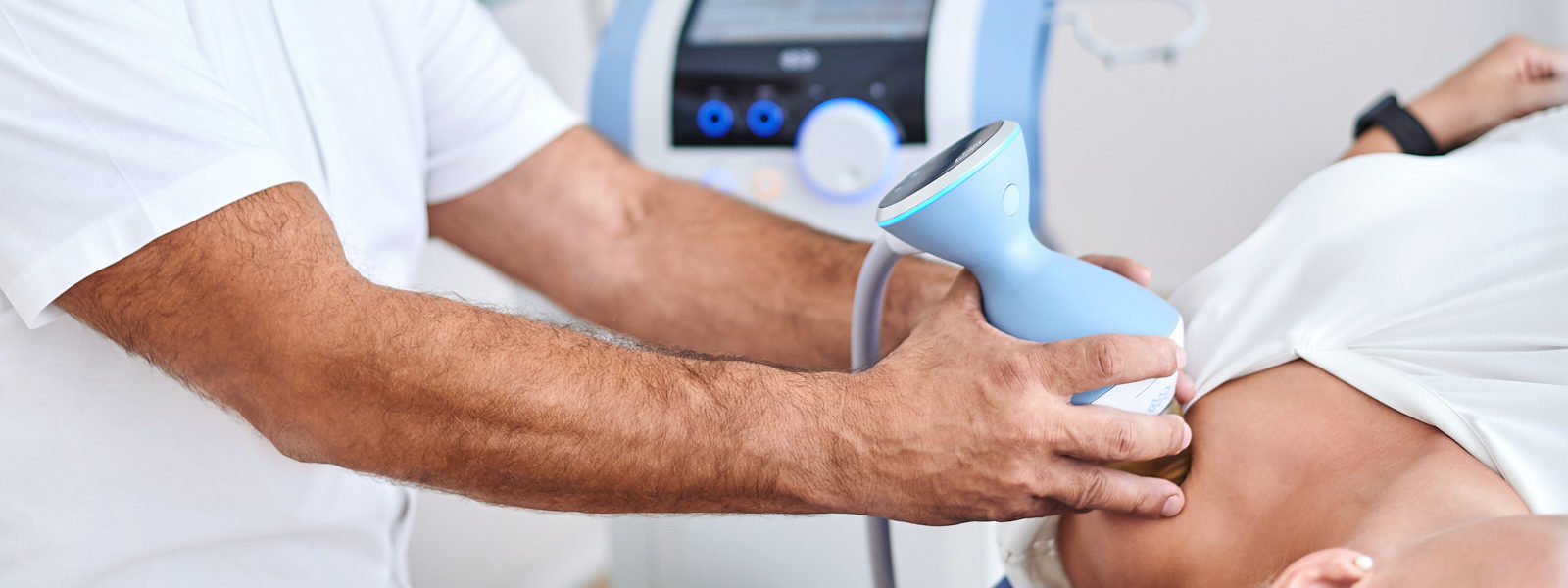 Das biologische Verfahren der Stosswellentherapie.